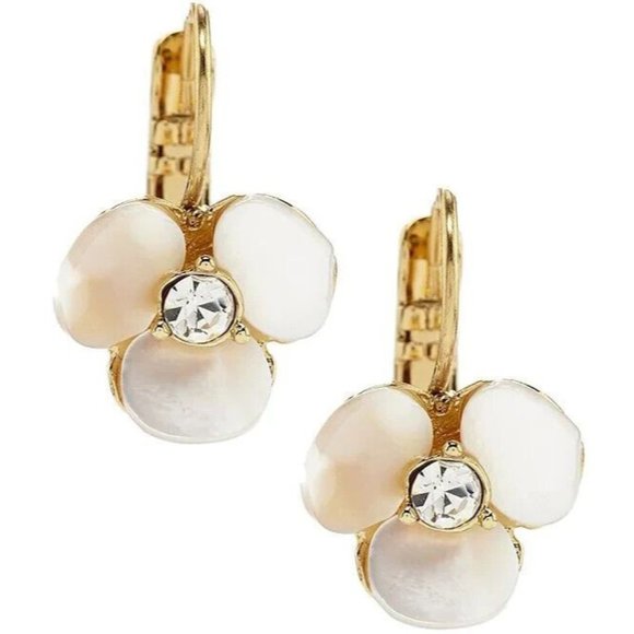 Kate Spade New York Disco Pansy Leverback Drop Earrings